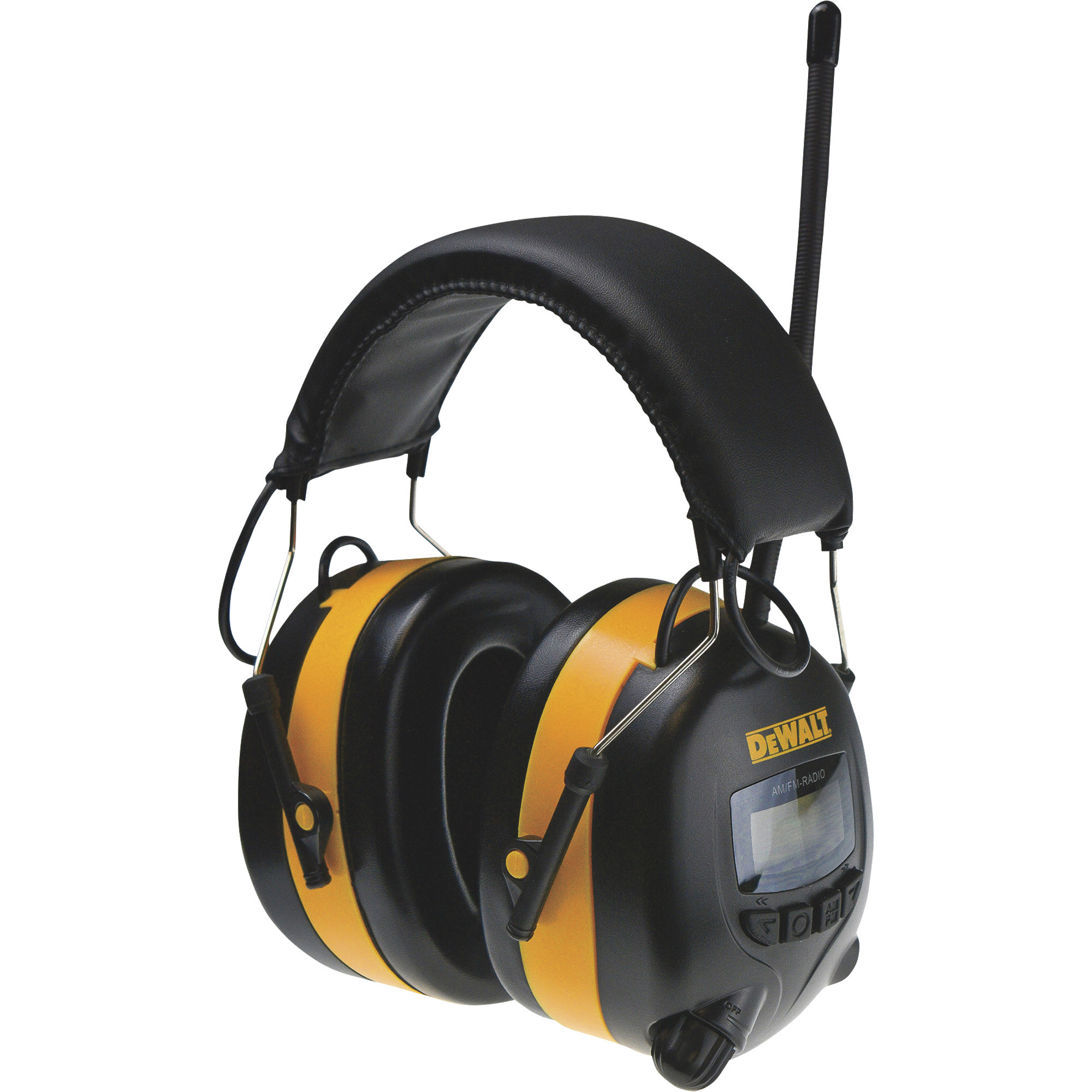 DEWALT Digital Hearing Protector with AM/FM Radio, NRR 25dB, Model# DPG15